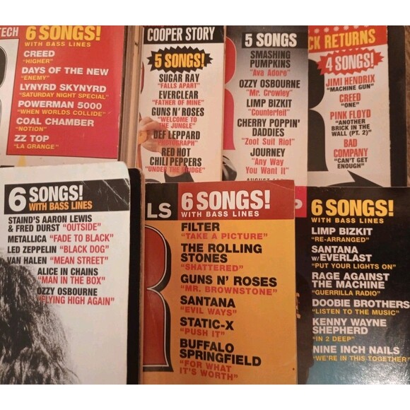 Guitar World Mixed Rock 74 Songs Sheet Music Magazines 1998-2001 Lot 16, Posters - Picture 4 of 12